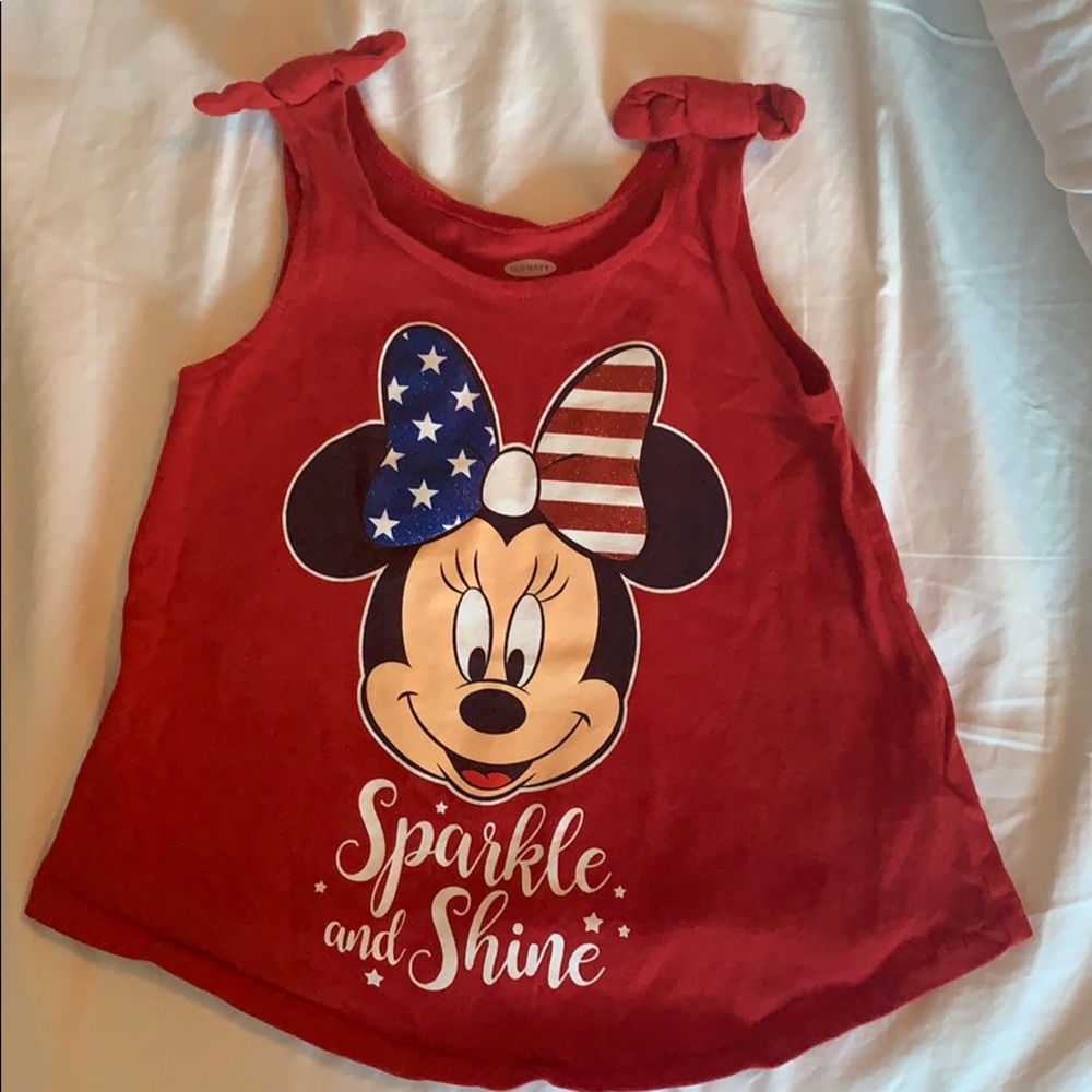 Old navy Minnie 4th of July tank top